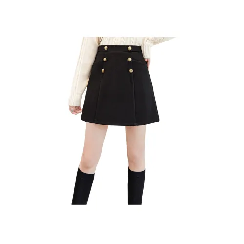 TOUCH Повседневные короткие юбки Женские Черный