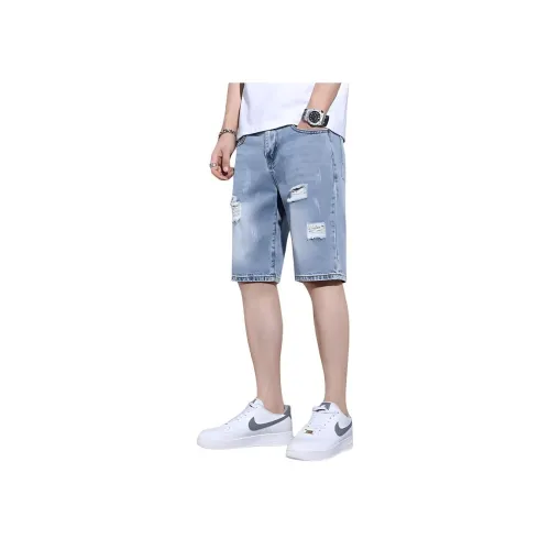 Dme Men's Blue Denim Shorts  
Dme Мужские синие джинсовые шорты