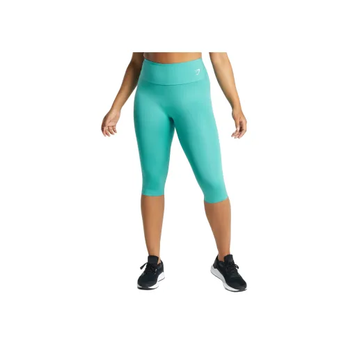 GYMSHARK Зеленые Женские Шорты для Йоги