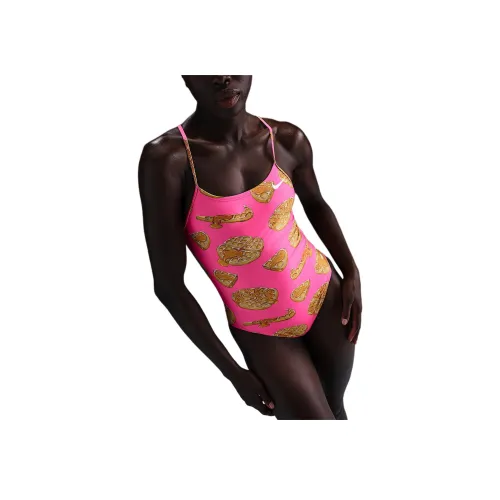 Nike One Piece Купальник Женские Розовый