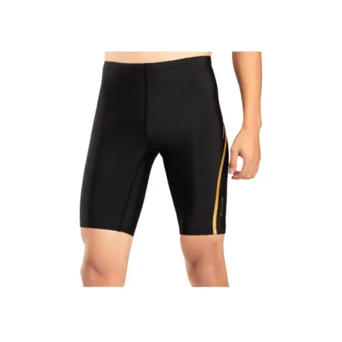 ZOKE Плавательные шорты Мужские Черный Золото Цвет