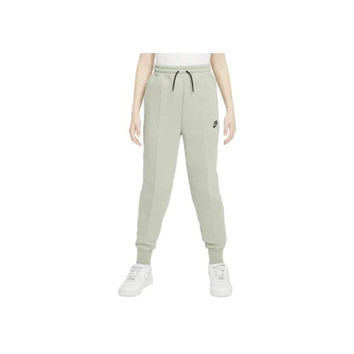 Подростки Nike Вязаные Тренировочные Штаны Sportswear Tech Fleece Jadeite