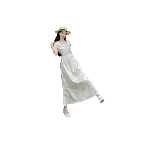 COVER TIME Короткое платье с короткими рукавами женское