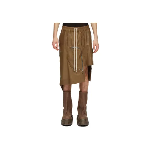 RICK OWENS совместный бренд RO FW24 Юбка Мужская Медовый Желтый