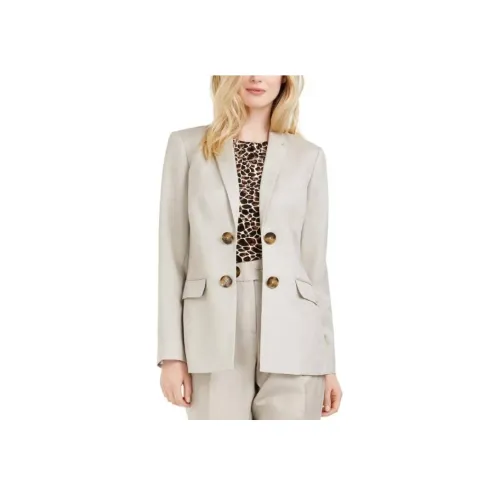 CALVIN KLEIN Бизнес-костюм Пальто Женское Бежевый