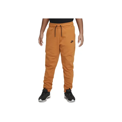 nike Повседневные брюки Мужские Оранжевый Красный