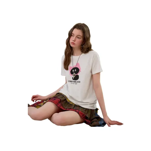 CHOCOOLATE Женские футболки с коротким рукавом
