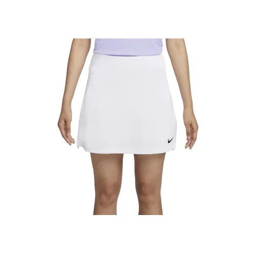 Nike Повседневные короткие юбки Женские Белый Черный