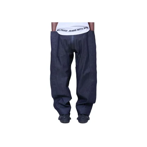 WALTER VAN BEIRENDONCK Blue Men's Jeans