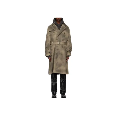 GUESS Коричневый Мужской Тренч