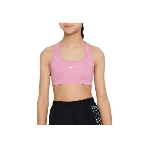 Nike Dri Fit Розовый Школьный возраст Бандо / Бюстгальтеры / Спортивные бюстгальтеры