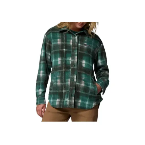 Columbia Benton Зеленые Женские Рубашки