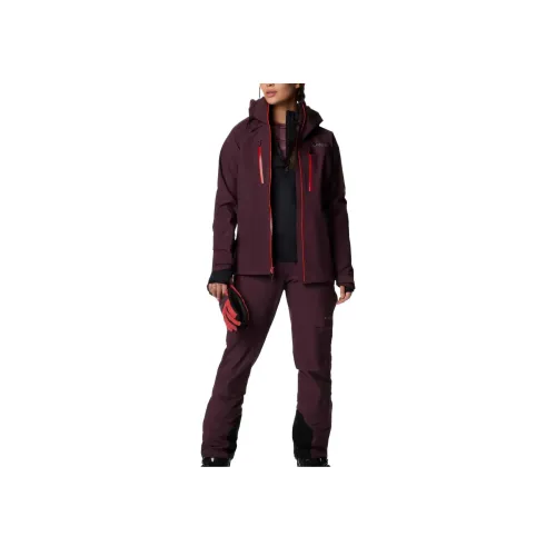 Columbia Куртки и Пальто Женские Красный Коричневый