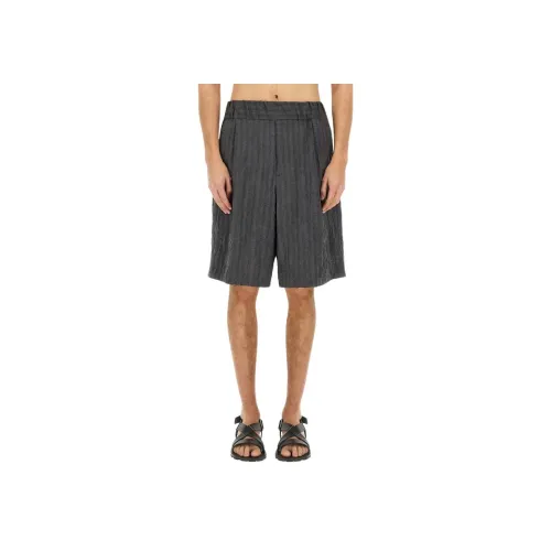 DRIES VAN NOTEN Серые Мужские Повседневные Шорты