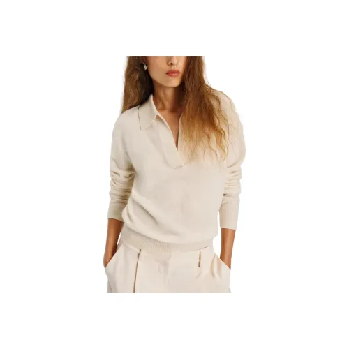 REFORMATION Westley Cashmere POLO Cashmere Sweater Women's