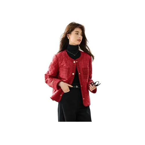 Mo Han Yi Mei Пуховая куртка Женская Вермильон