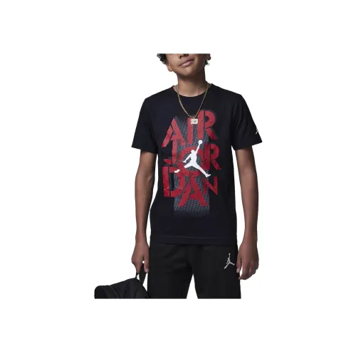 Джордан 4 GRIDLOCK T-Shirt Черный Детский