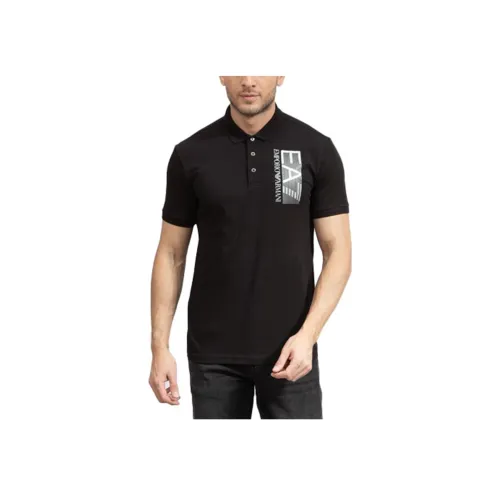 EMPORIO ARMANI Черная мужская поло