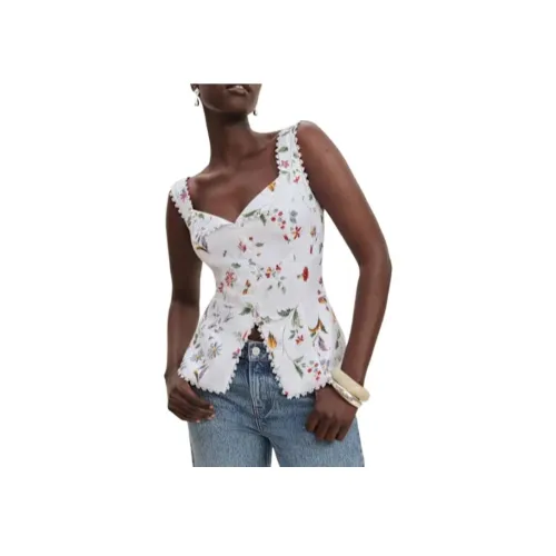 Reformation Белые Женские Майки