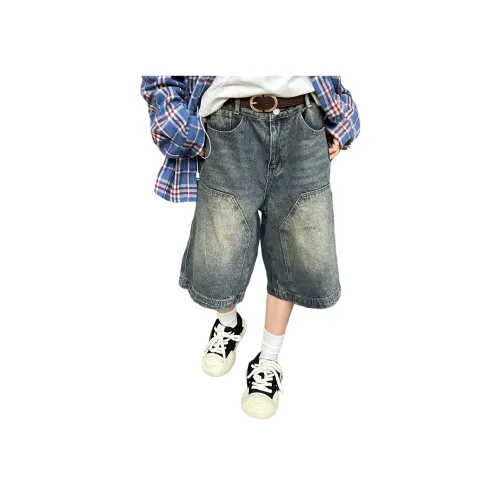 DEAR BETSY Синие унисекс джинсовые шорты