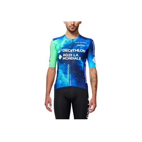 DECATHLON Сине-зеленая унисекс велосипедная одежда