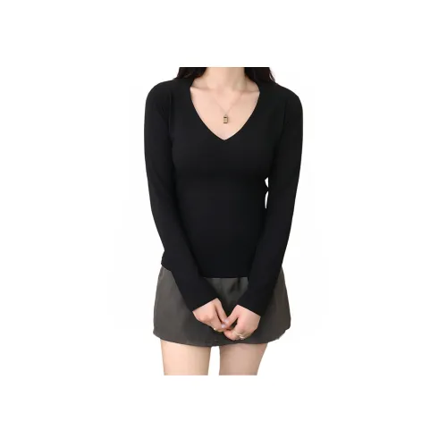 AWAO Длинный рукав Т-рубашка Женская