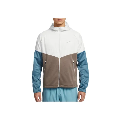 Nike Белый/Синий/Хаки Мужские Куртки
