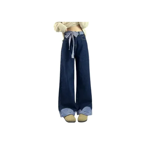 YEARNED Blue Women's Jeans YEARNED Синий Женские Джинсы