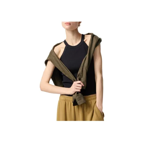 UNIQLO Черные Женские Майки