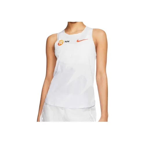 NIKE Белые Женские Спортивные Майки Без Рукавов