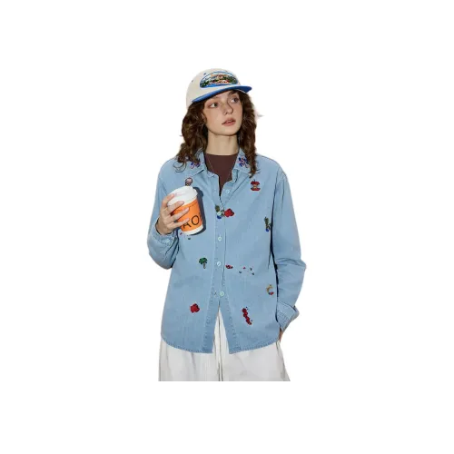 Coolhut Синий Женские Рубашки