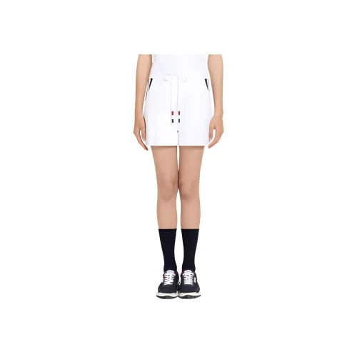 THOM BROWNE Белые Женские Повседневные Шорты