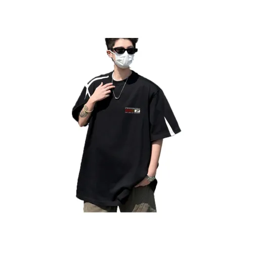 ZUOFEILI Черная унисекс футболка