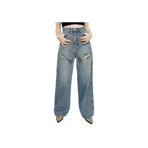 SLY Светло-синий 111 Женские Джинсы