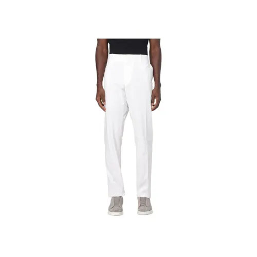Ermenegildo Zegna Белые Мужские Повседневные Штаны