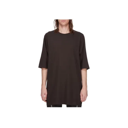 RICK OWENS совместный бренд Темно-серый Мужской T-рубашки