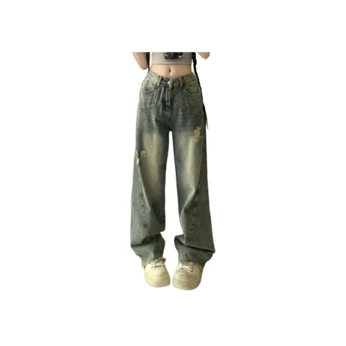 Женские джинсы светло-синего цвета