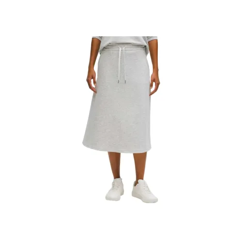 lululemon Модал Смесь Повседневный Длинный Юбка Женские Светло-серый с A Hint OF Смешанные Цвета