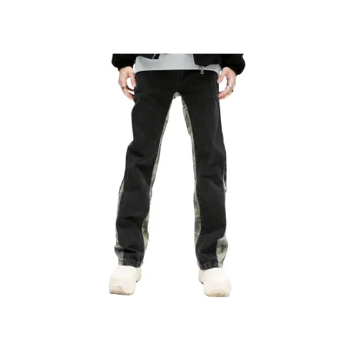 HIPHOPPUNKS Мужские черные джинсы