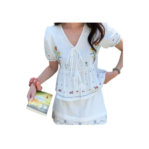 Hirono Journal Летний Комплект с Юбкой Женские