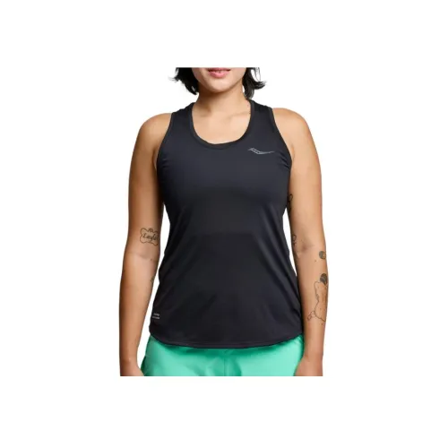 Saucony Stopwatch Singlet Майка Женская Черная