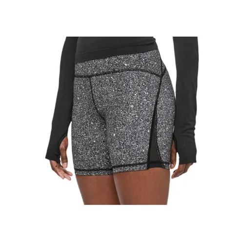 lululemon Платье с хвостом TIMES Спортивные шорты 6' Женские Черный белый Снежинка