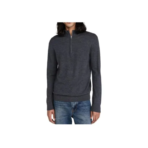 CLUB MONACO Тёмный Угольный Серый Мужской Трикотаж