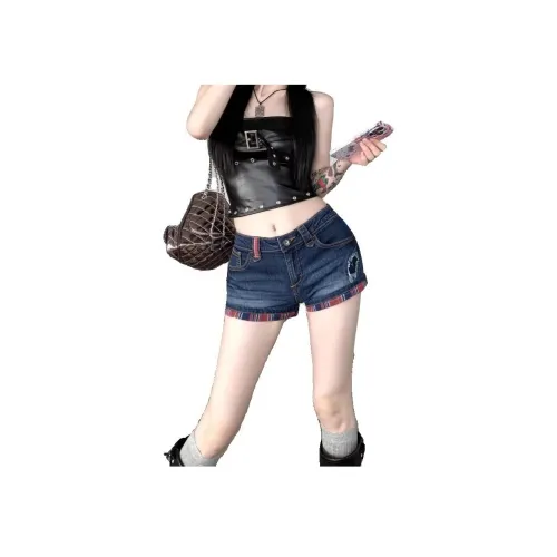 MUCCHIC Blue Женские джинсовые шорты