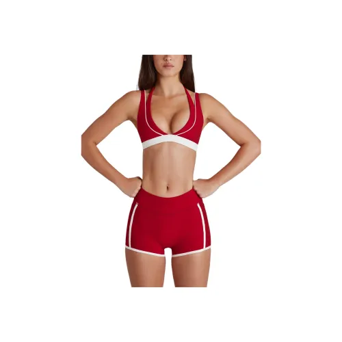 OH POLLY Soft Active Contrast Mini Shorts Casual Shorts Women's