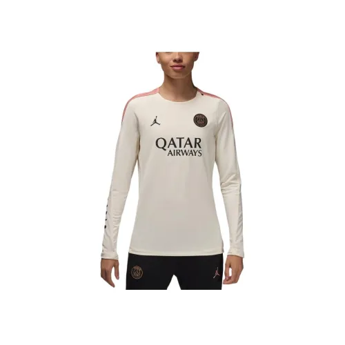 Jordan Paris Saint Germain Strike Third FW24 T Рубашка Женская Светлый Айвори Светлый Сливочный Ржавый