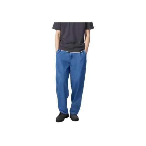 UNIQLO Синие Унисекс Джинсы