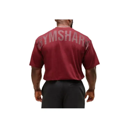 GYMSHARK Пава T Рубашка Мужская Красная