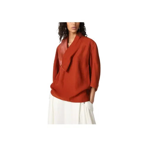 Bottega Veneta SS25 Рубашка Женская Red Copper