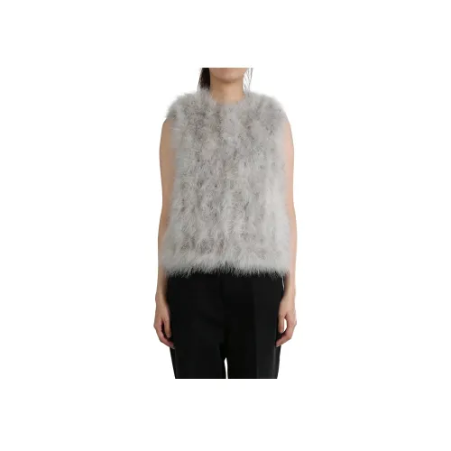 Жилет Yves Salomon FW24 Женские Средний Серый